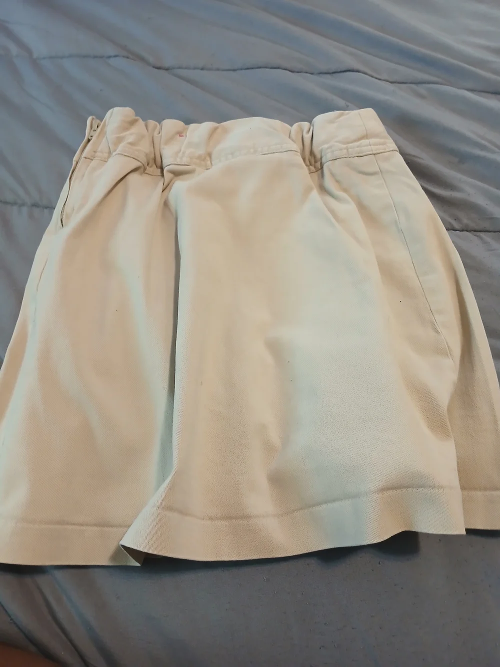 The Children's Place Girls' Khaki Uniform Pleated Skort Sz 10 - 97% Cotton